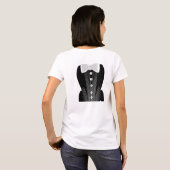 T-shirt Mooie formele strikdas (Achterkant volledig)