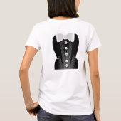 T-shirt Mooie formele strikdas (Achterkant)