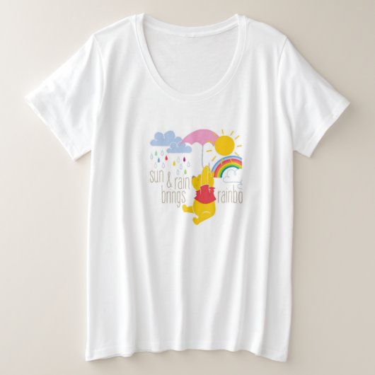 T-shirt MOOIE POO MET REGENMOMENTEN (Design voorkant)