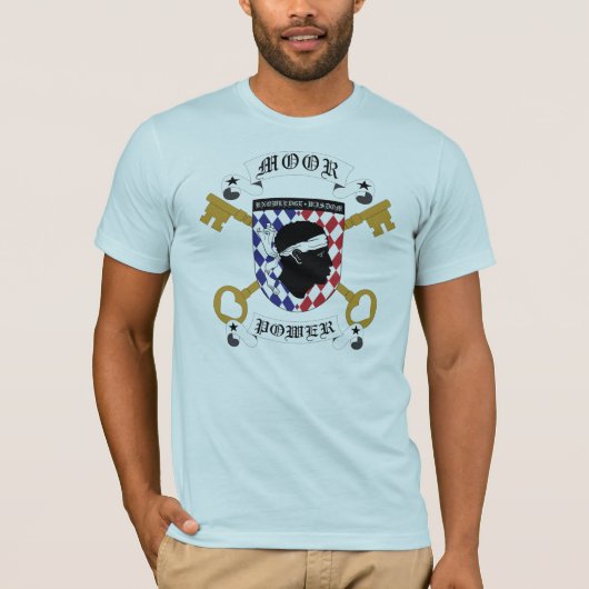 t-shirt "Moor Power" (Voorkant)