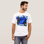 T-shirt motorfiets (Voorkant volledig)