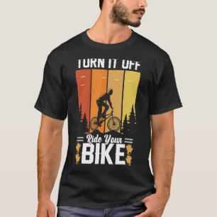 T-shirt mountainbike - Retro Downhill Biking