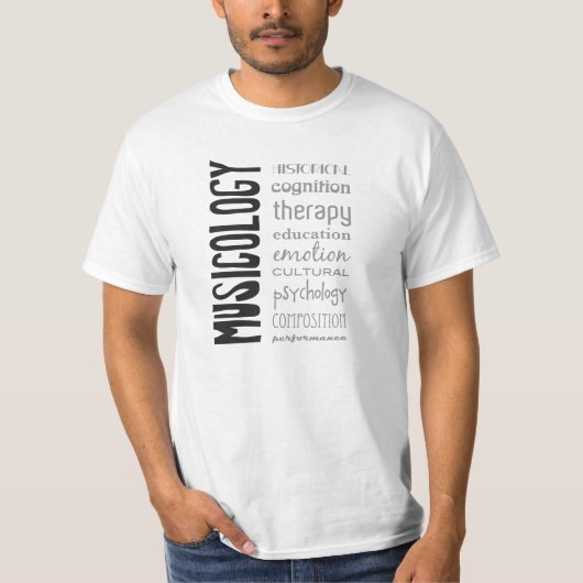 T-shirt - Musicology (Voorkant)