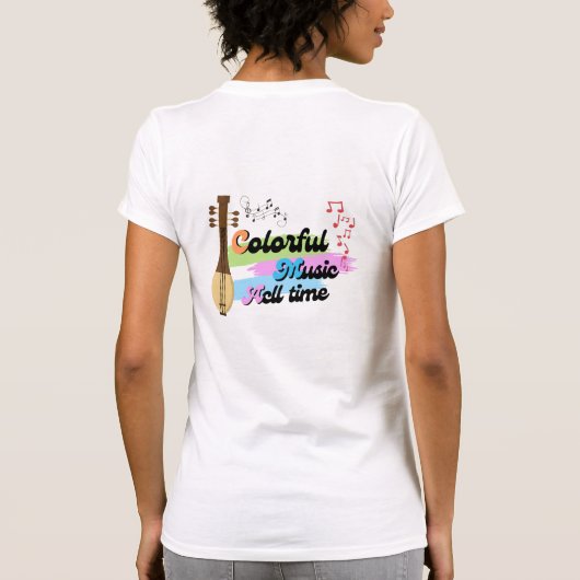 T-shirt muziek 1 (Achterkant)