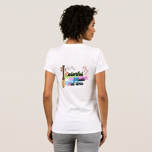 T-shirt muziek 1 (Achterkant volledig)