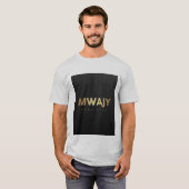 T-shirt mwajy (Voorkant volledig)