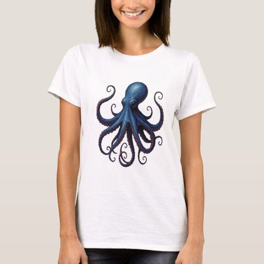 T-shirt - Mystic Octopus Duo & Solo Fusion Design (Voorkant)