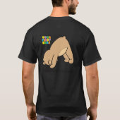 T-shirt naar boven/naar beneden (Achterkant)