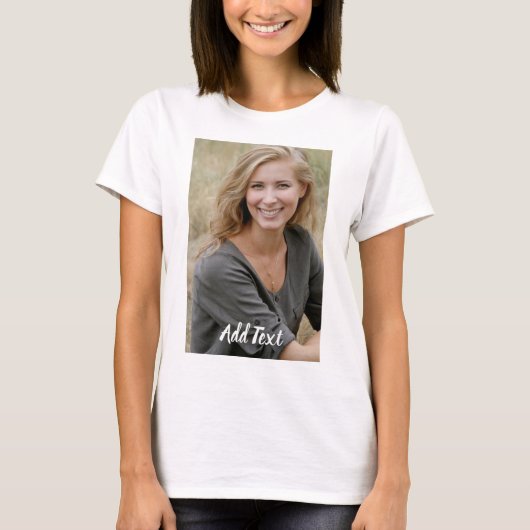 T-shirt naar maat. (Voorkant)