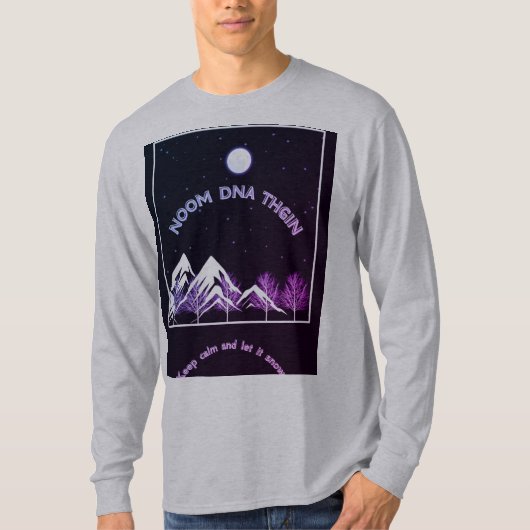 T-shirt nacht en maan (Voorkant)