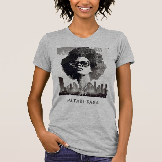T-shirt "NAIROBIAN" van HATARI SANA (Voorkant)