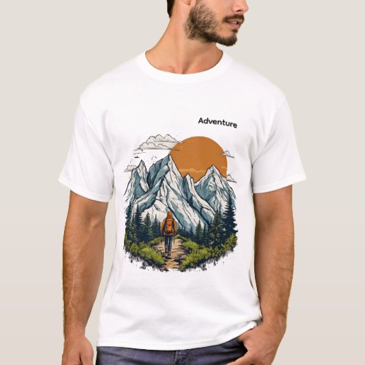 T-shirt natuur (Voorkant)