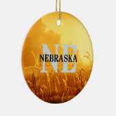T-SHIRT Nebraska Keramisch Ornament (Rechts)