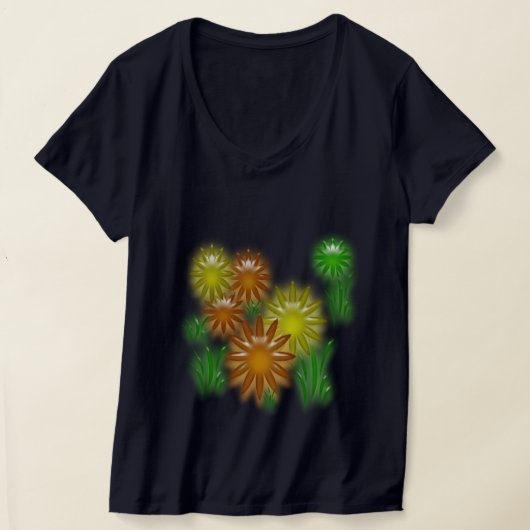 T-shirt - Neon Bloemen voor de Zomer (Laagn)