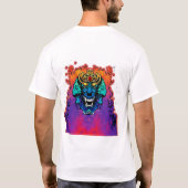 T-shirt "Neon Oni Fury" (Achterkant)