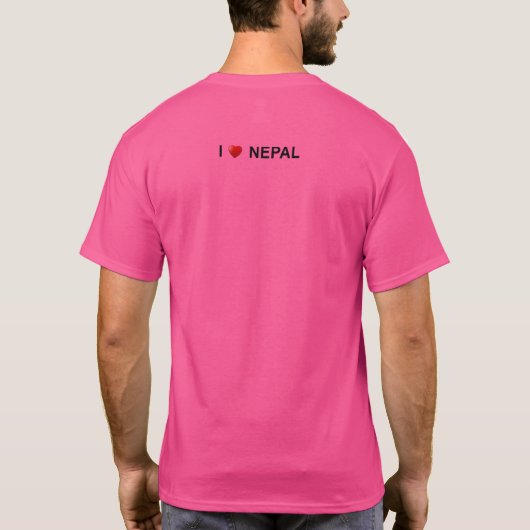 T-shirt Nepal (Achterkant)