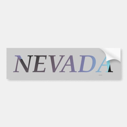 T-SHIRT Nevada Bumpersticker (Voorkant)