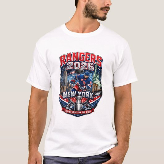 T-shirt New York Rangers 2026 (Voorkant)