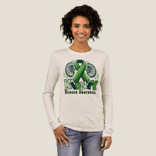 T-Shirt Nierziektebewustzijn - Groene Lint