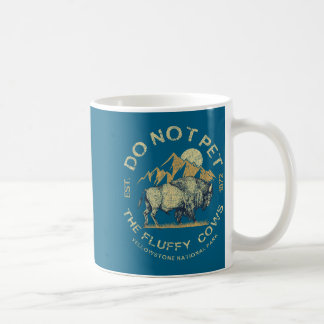 T-shirt Niet Aaien Fluffy Koeien Yellowstone Koffiemok