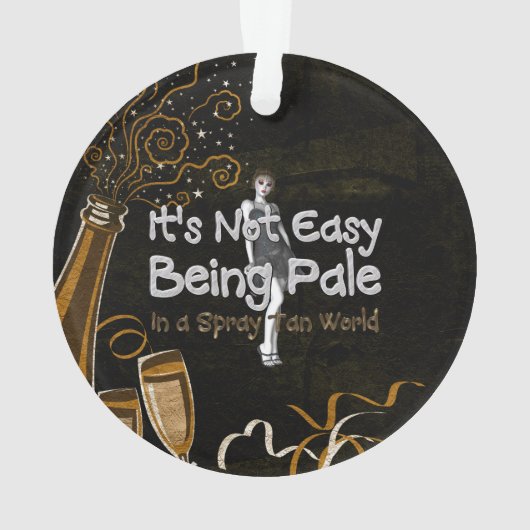 T-SHIRT niet gemakkelijk Bleek te zijn Ornament (achterkant)