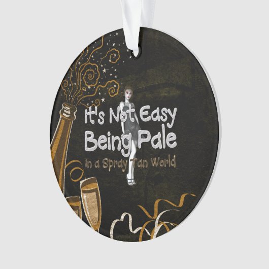 T-SHIRT niet gemakkelijk Bleek te zijn Ornament (voorkant)
