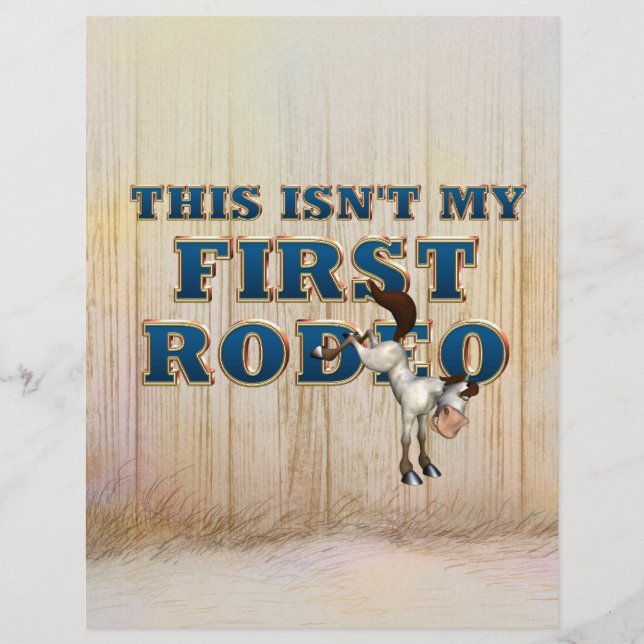 T-SHIRT niet mijn eerste rodeo (Voorkant)