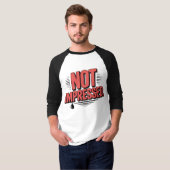 T-shirt 'Niet onder de indruk' | Droge humor typog (Voorkant volledig)