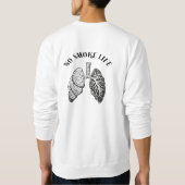 T-shirt 'niet roken' – T-shirt voor anti-rokendeba (Achterkant)