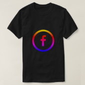T-shirt nieuw Facebook logo (Design voorkant)
