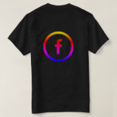T-shirt nieuw Facebook logo (Design achterkant)