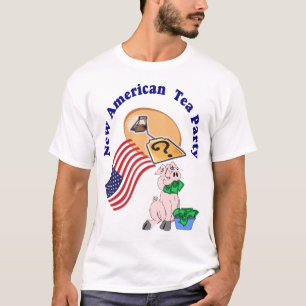 T Shirt-NIEUWE AMERIKAANSE TEA PARTIJ! T-shirt