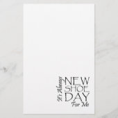 T-SHIRT - Nieuwe Schoendag Briefpapier (Voorkant)