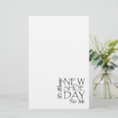 T-SHIRT - Nieuwe Schoendag Briefpapier (Staand voorkant)