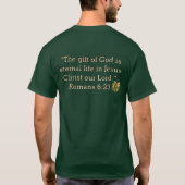 T-shirt 'No Greater Gift' (Achterkant)