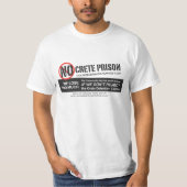 T-shirt No Kreta Detention Center (Voorkant)