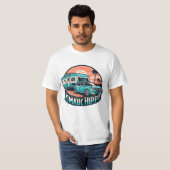 T-shirt nomadische hippie (Voorkant volledig)