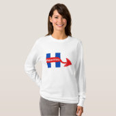 T-Shirt Nooit Hillary (Voorkant volledig)
