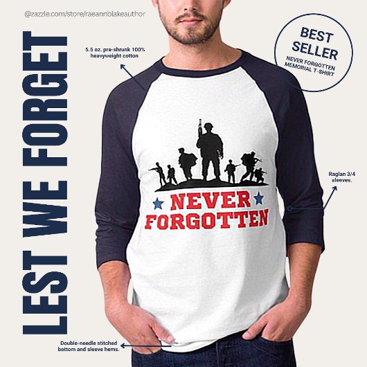 T-shirt 'Nooit Vergeten' Herdenking