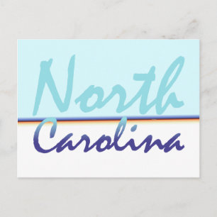 T-SHIRT North Carolina Briefkaart