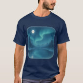 T-Shirt Northern Lights Scene (Voorkant)