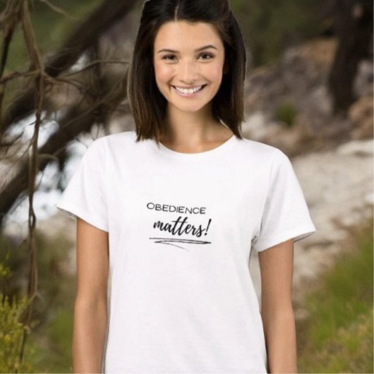 T-Shirt-Obedience voor vrouwen T-shirt