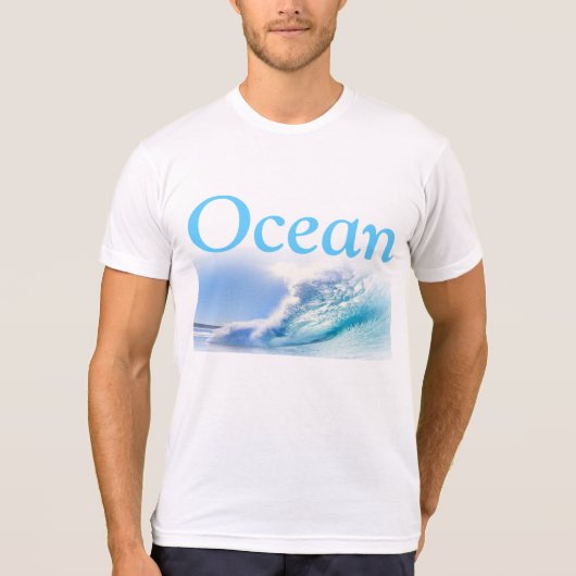 T-SHIRT/ Ocean- Design T-shirt (Voorkant)