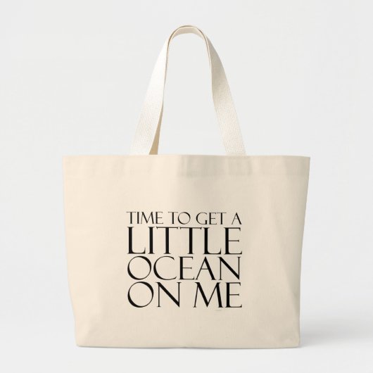 T-SHIRT Ocean On me Grote Tote Bag (Voorkant)