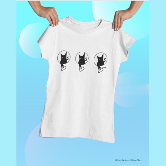 T-shirt - Ode to Love Cat van Dichteres Adiela Ako