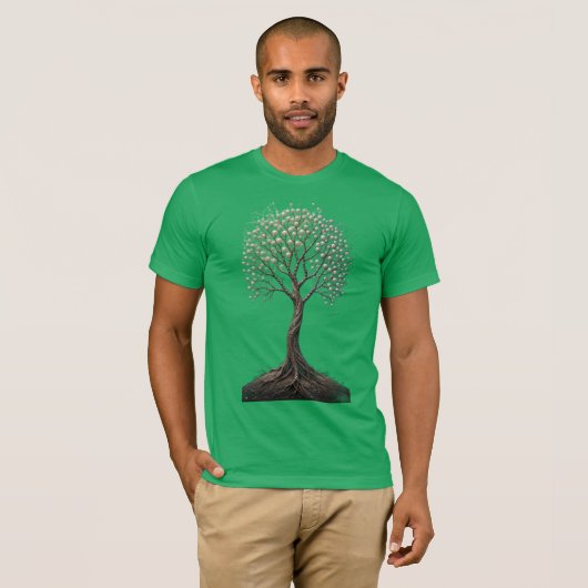 T-Shirt of green  (Voorkant volledig)
