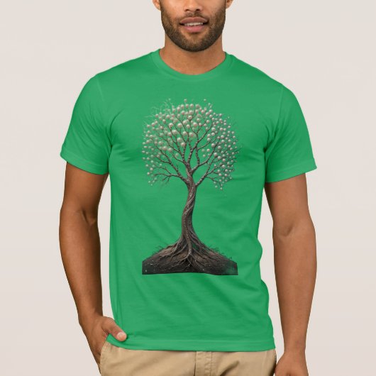 T-Shirt of green  (Voorkant)
