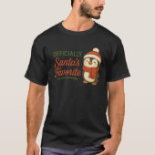 T-Shirt Officially Santa’s Favorite (Penguin) (Voorkant)