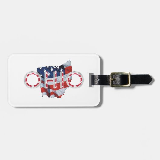T-SHIRT Ohio Patriot Bagagelabel (Voorkant horizontaal)