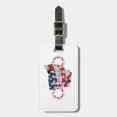 T-SHIRT Ohio Patriot Bagagelabel (Voorkant verticaal)